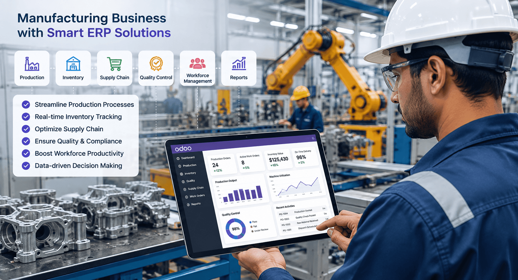 How a Manufacturing Business Reduced Operational Costs by 30% with Odoo ERP